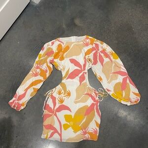 Sabo Skirt cutout printed floral Dress